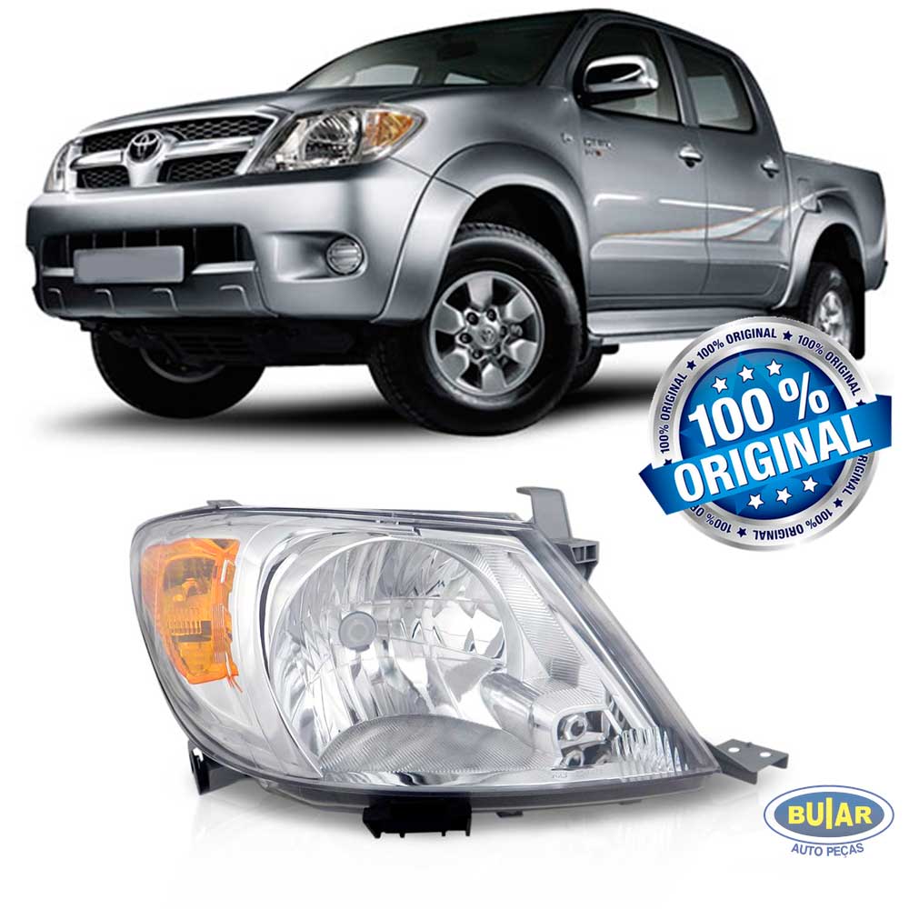 Farol toyota hilux pick up 2005 a 2008 original - Buiar Auto Peas - Comrcio de Peas em Araucria